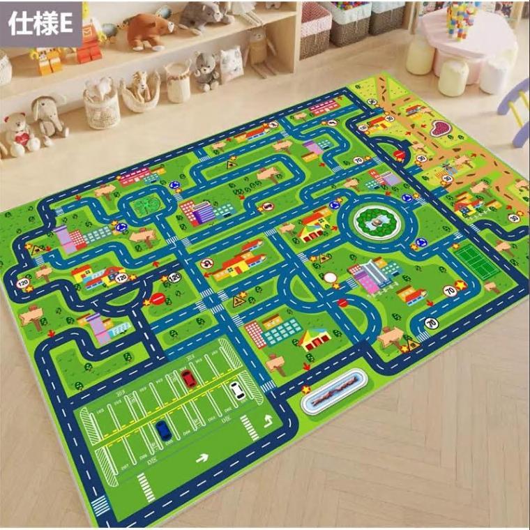 子供ゲームパッド 遊びマット 道路交通 カーペット プレイマット 線路 おもちゃ 子供部屋 ベット用 吸水 防音 防臭 防カビ 床暖房対応 ベビー 滑り止め付き 寝室 |  | 10