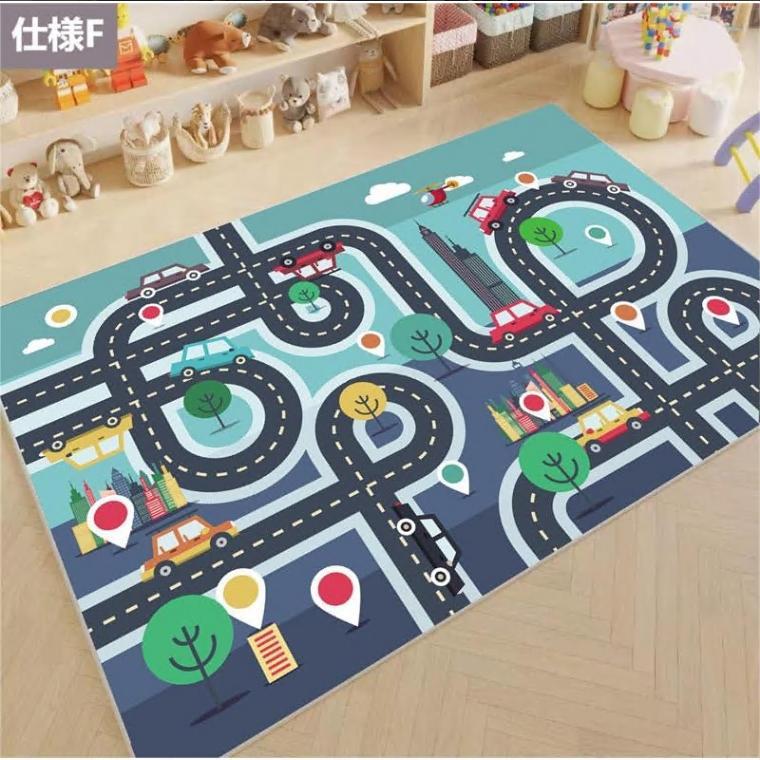 子供ゲームパッド 遊びマット 道路交通 カーペット プレイマット 線路 おもちゃ 子供部屋 ベット用 吸水 防音 防臭 防カビ 床暖房対応 ベビー 滑り止め付き 寝室 |  | 11