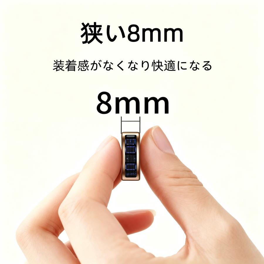 【ディスプレイ表示機能】スマートリング 健康管理 日本製センサー心拍数 血中酸素 睡眠 実用的 IP68M防水 Android/iPhone対応 全7サイズ プレゼント 敬老の日 |  | 15
