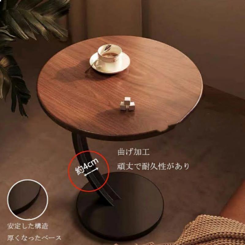 サイドテーブル テーブル 木製 北欧 ナイトテーブル ミニテーブル ラウンドテーブル 丸テーブル シンプル おしゃれ かわいい カフェ風 ソファーテーブル |  | 01