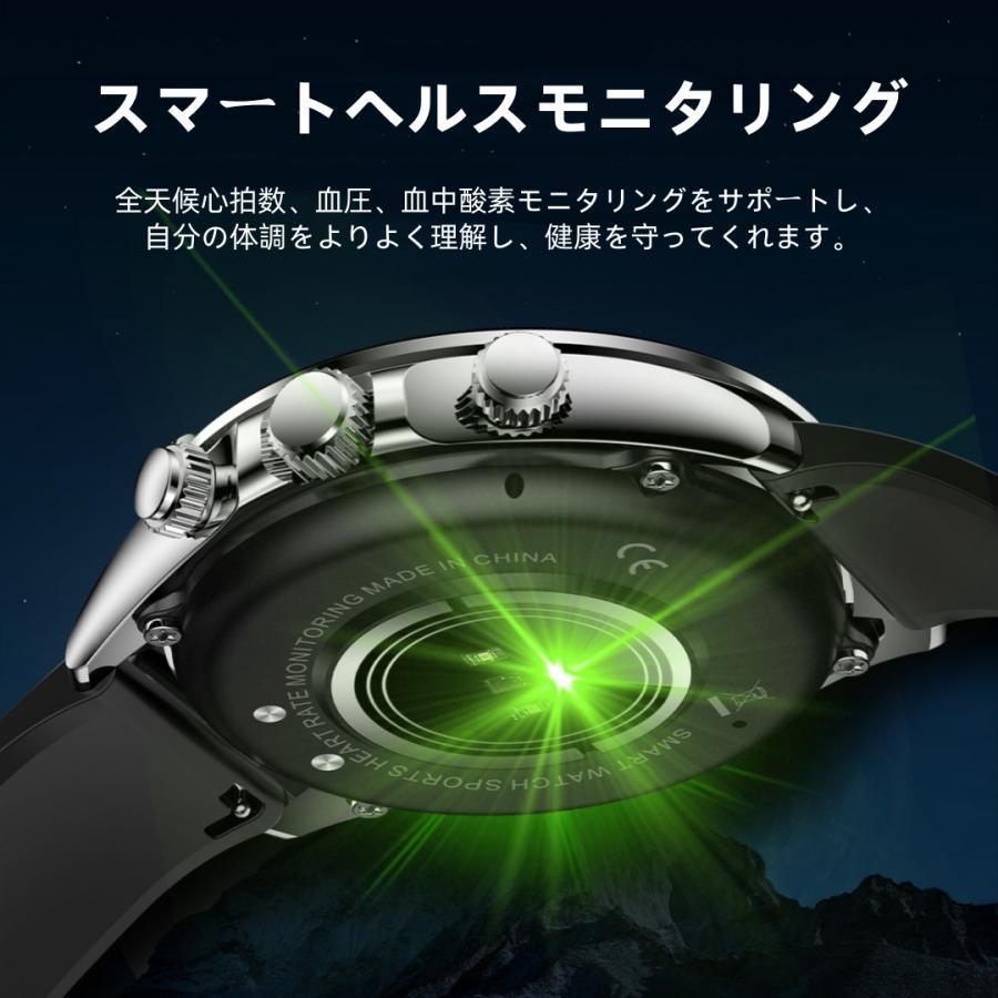 【割引セール】スマートウォッチ 日本製センサー 睡眠 通話機能 血圧 血中酸素 心拍数 健康測定メンズ レディース 大画面 高精度 検測 防水 敬老の日 日本語