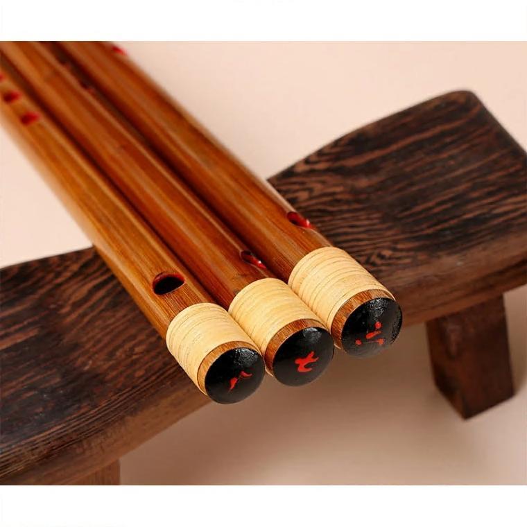 篠笛 7穴 竹製 天然竹 六/七/八本調子 シンプル 楽器 演奏 カラーランダム発送 |  | 02