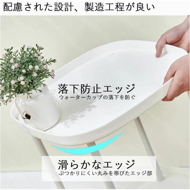 サイドテーブル キャスター付き ベッドサイドテーブル 2段 サイドワゴン おしゃれ ミニ ナイトテーブル 耐水 軽量 小さい棚 収納棚付き 収納ラック 小物置き |  | 04
