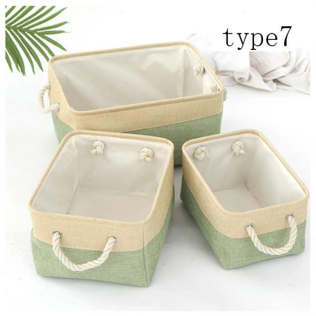 収納ボックス 収納バスケット 折りたたみ 3サイズ 全9色 大容量 収納ケース おしゃれ 天然綿麻 クローゼット収納箱 引き出し 取っ手付き 収納ボックス 服 |  | 12