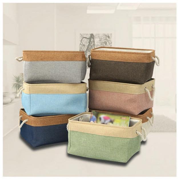 収納ボックス 収納バスケット 折りたたみ 3サイズ 全9色 大容量 収納ケース おしゃれ 天然綿麻 クローゼット収納箱 引き出し 取っ手付き 収納ボックス 服 |  | 01