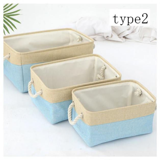 収納ボックス 収納バスケット 折りたたみ 3サイズ 全9色 大容量 収納ケース おしゃれ 天然綿麻 クローゼット収納箱 引き出し 取っ手付き 収納ボックス 服 |  | 07