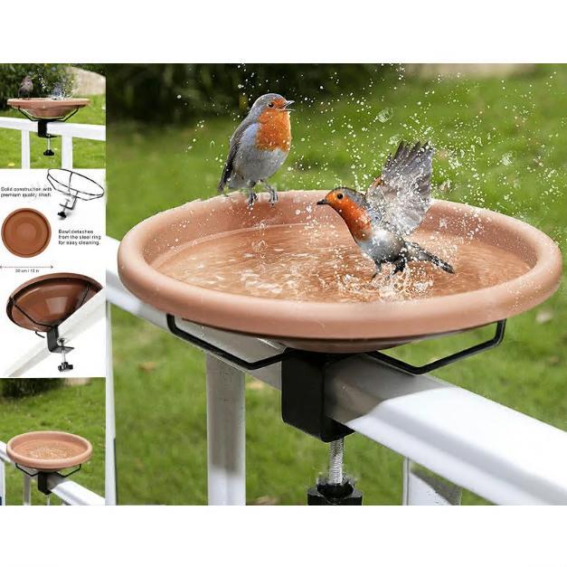 バードフィーダー バードバス 鳥 エサ台 鳥 水浴び 鳥餌台 野鳥 餌台 インコ 屋外 |  | 01