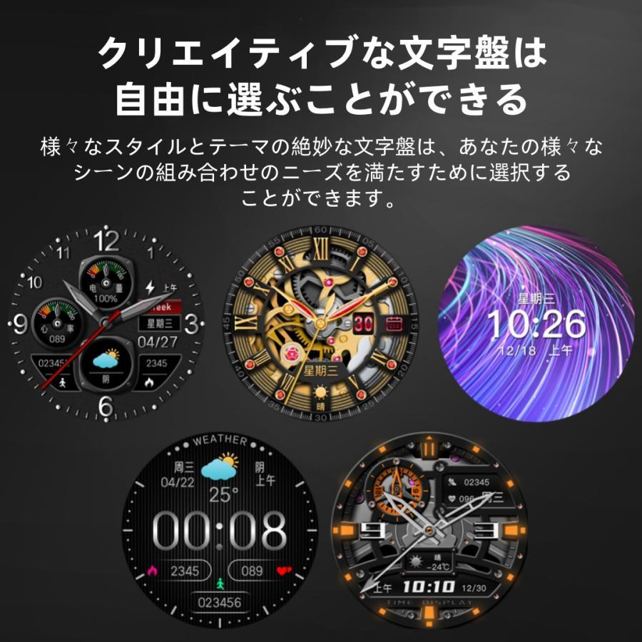 【TWS BLEヘッドセット】スマートウォッチ 日本製センサー 通話機能 血圧 血中酸素 心拍数 健康測定メンズ レディース 大画面 高精度 検測 防水 敬老の日 日本語 |  | 13