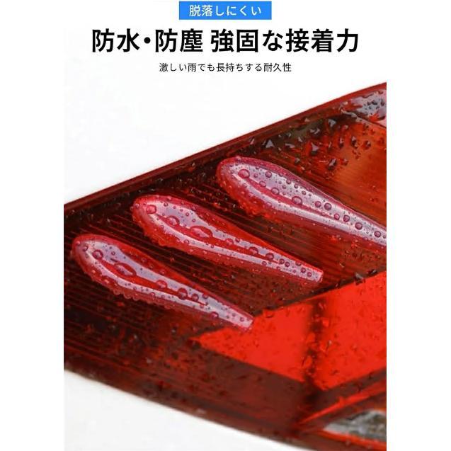 ボルテックスジェネレーター 12個入り ノイズリダクション 衝突防止 簡単取り付け カーアクセサリー 保護 透明 |  | 06