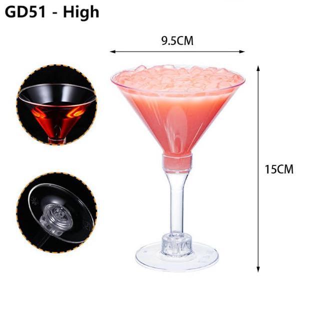 ワイングラス 使い捨て 150ml シャンパングラス プラスチック 硬質プラスチック シャンパングラス 赤ワイングラス ステムウェア ワイングラス パーティー |  | 11