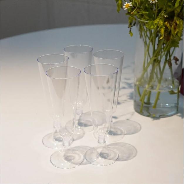 ワイングラス 使い捨て 150ml シャンパングラス プラスチック 硬質プラスチック シャンパングラス 赤ワイングラス ステムウェア ワイングラス パーティー |  | 02