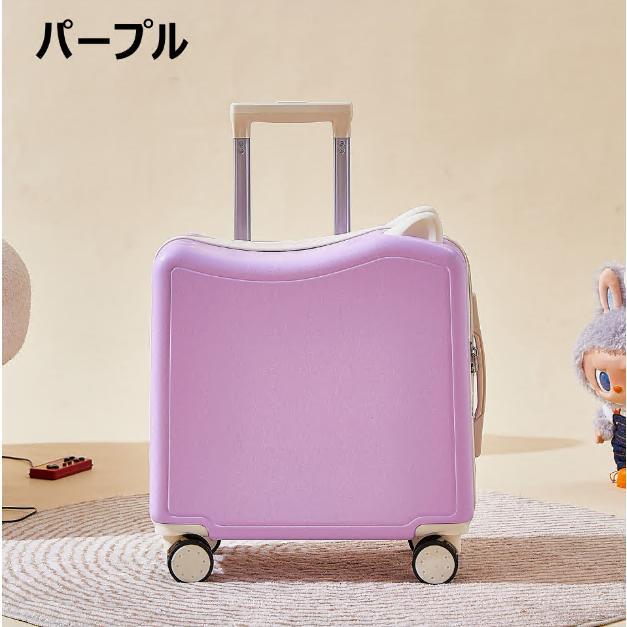 子供用 スーツケース 機内持ち込み キャリーケース 子供が乗れるスーツケース 可愛い 軽量 キッズ キャリーバッグ ダイヤルロック式 ダブルキャスターで静音 |  | 08