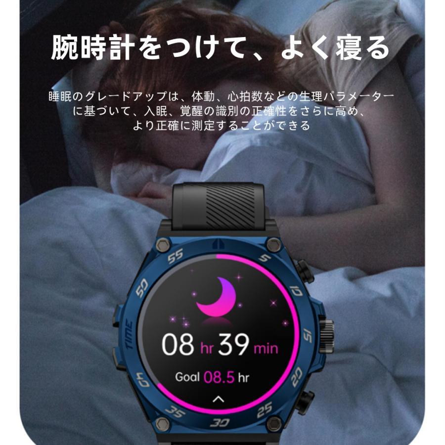 【TWS BLEヘッドセット】スマートウォッチ 日本製センサー 通話機能 血圧 血中酸素 心拍数 健康測定メンズ レディース 大画面 高精度 検測 防水 敬老の日 日本語 |  | 18