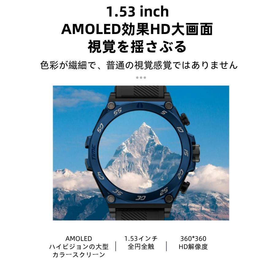 【TWS BLEヘッドセット】スマートウォッチ 日本製センサー 通話機能 血圧 血中酸素 心拍数 健康測定メンズ レディース 大画面 高精度 検測 防水 敬老の日 日本語 |  | 05