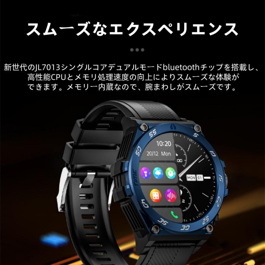 【TWS BLEヘッドセット】スマートウォッチ 日本製センサー 通話機能 血圧 血中酸素 心拍数 健康測定メンズ レディース 大画面 高精度 検測 防水 敬老の日 日本語 |  | 06