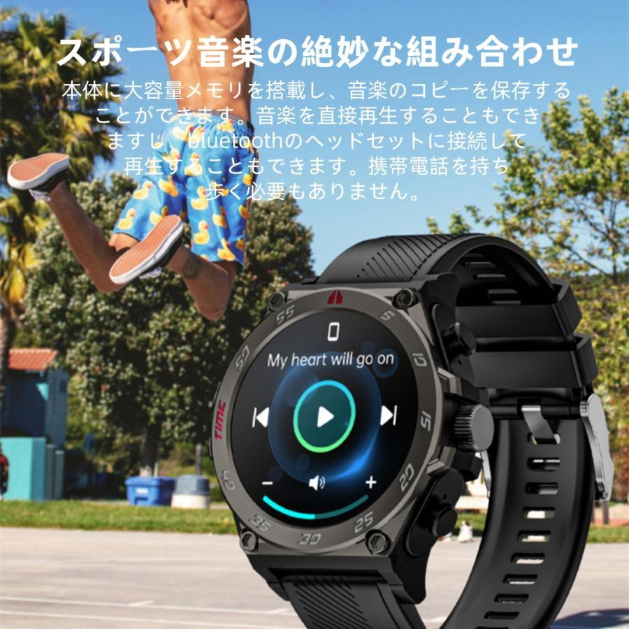 【TWS BLEヘッドセット】スマートウォッチ 日本製センサー 通話機能 血圧 血中酸素 心拍数 健康測定メンズ レディース 大画面 高精度 検測 防水 敬老の日 日本語 |  | 07