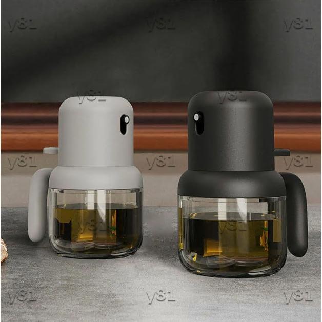 オイルスプレー 料理用 霧吹き オリーブオイルディスペンサーボトル 1個入 2個入 180ml ポータブルスプレーガラスボトル 耐熱ガラス 極細のミスト 小容量 |  | 01