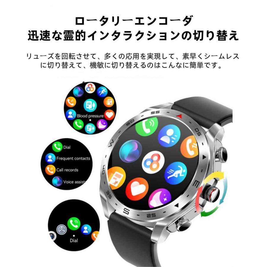 【TWS BLEヘッドセット】スマートウォッチ 日本製センサー 通話機能 血圧 血中酸素 心拍数 健康測定メンズ レディース 大画面 高精度 検測 防水 敬老の日 日本語 |  | 10