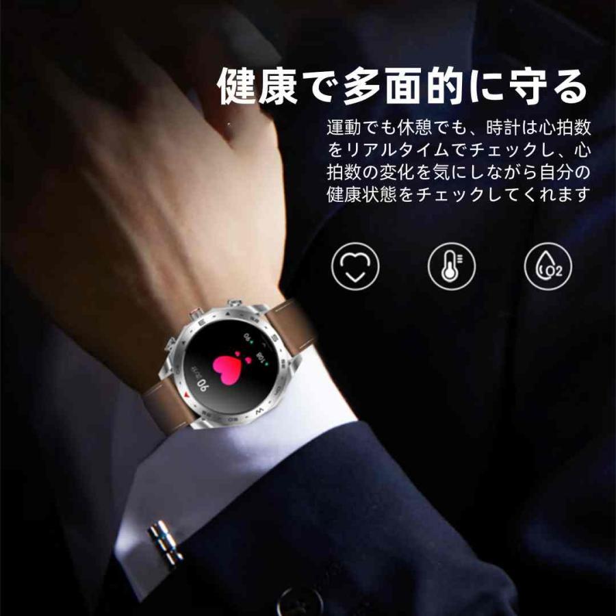 【TWS BLEヘッドセット】スマートウォッチ 日本製センサー 通話機能 血圧 血中酸素 心拍数 健康測定メンズ レディース 大画面 高精度 検測 防水 敬老の日 日本語 |  | 13