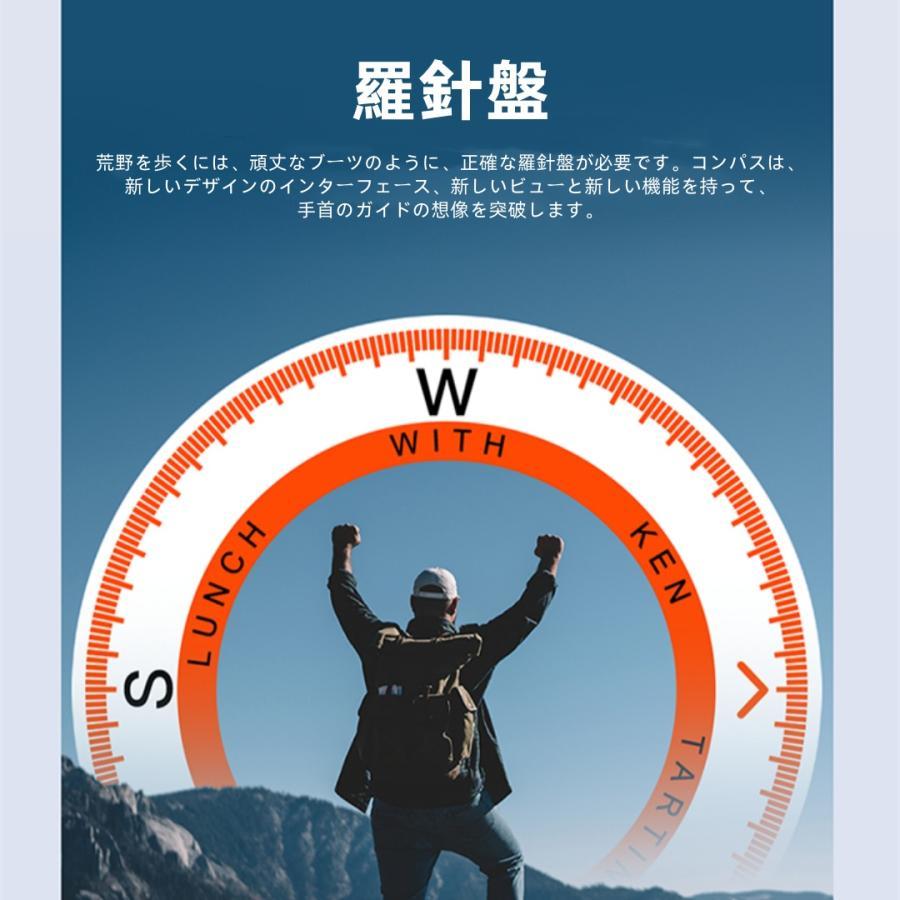【カメラ機能付き】スマートウォッチ 日本製センサー 心電 AI 血圧 血中酸素 心拍数 GPS 健康測定メンズ レディース 大画面 高精度 防水 敬老の日 日本語 |  | 04
