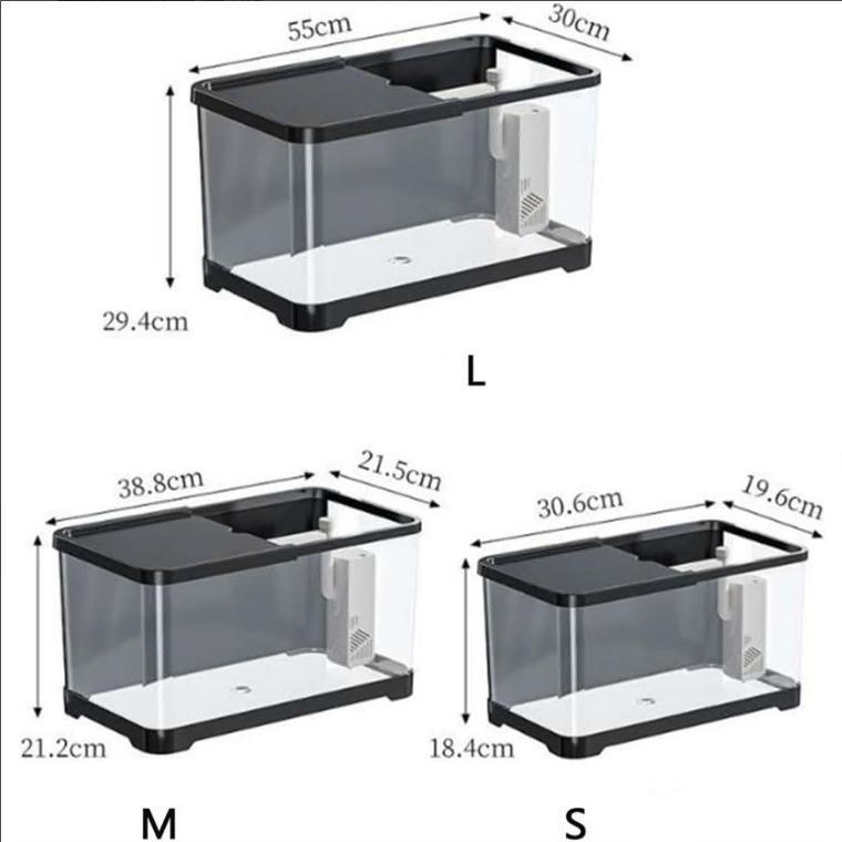 メダカ 金魚 水槽 金魚鉢 プラスチック 透明 メダカ鉢 おしゃれ ザリガニ水槽 大型 大容量 アクアリウム 金魚飼育セット 水槽セット 熱帯魚 クラゲ グッピー |  | 03