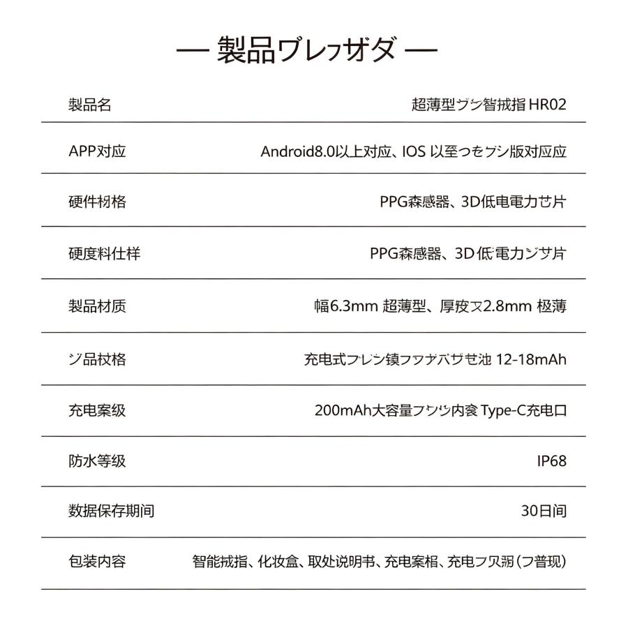 【敬老の日】スマートリング 健康管理 日本製センサー心拍数 血中酸素 睡眠 実用的 IP68M防水 Android/iPhone対応 全7サイズ プレゼント 敬老の日 |  | 21