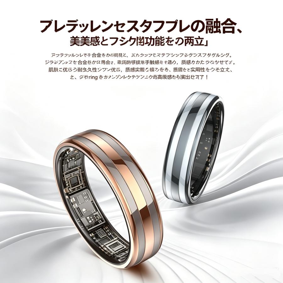 【敬老の日】スマートリング 健康管理 日本製センサー心拍数 血中酸素 睡眠 実用的 IP68M防水 Android/iPhone対応 全7サイズ プレゼント 敬老の日 |  | 07