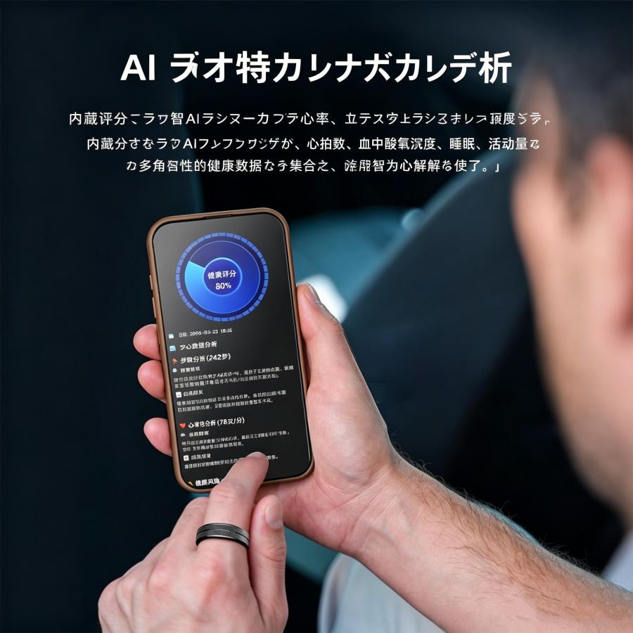 【敬老の日】スマートリング 健康管理 日本製センサー心拍数 血中酸素 睡眠 実用的 IP68M防水 Android/iPhone対応 全8サイズ プレゼント 敬老の日 |  | 10