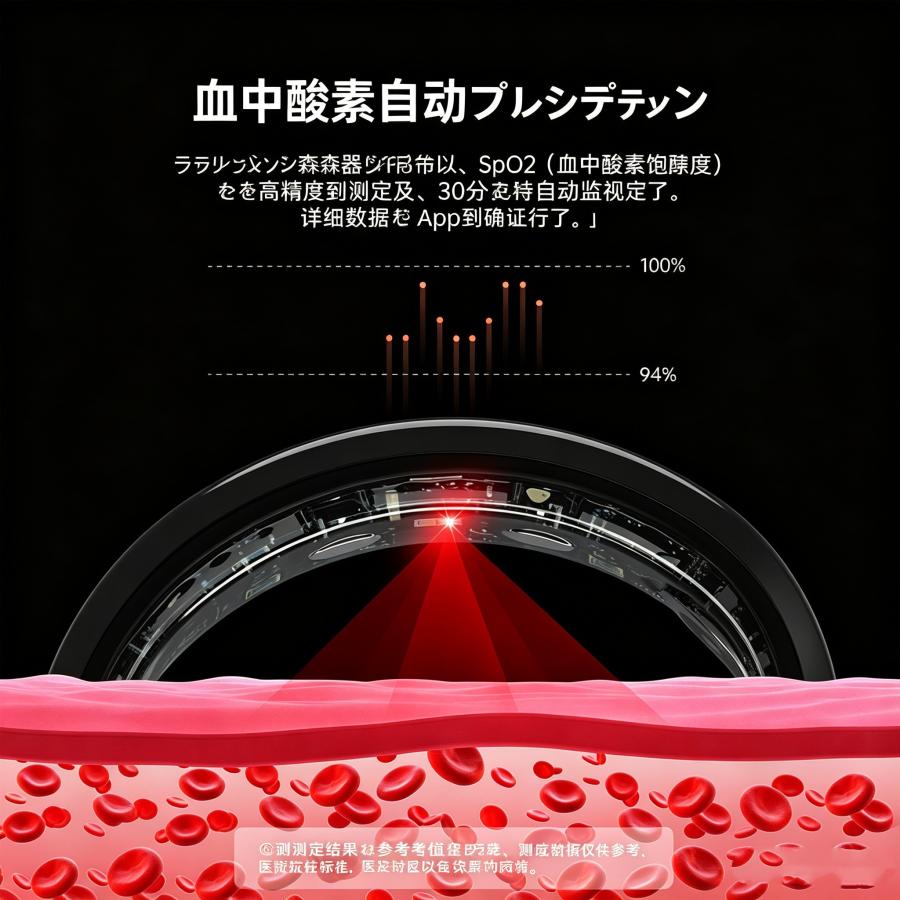 【充電タンク付き】スマートリング 健康管理 日本製センサー心拍数 心電 睡眠 体温  血圧 血糖測定 IP68M防水 Android/iPhone対応 全7サイズ プレゼント |  | 14