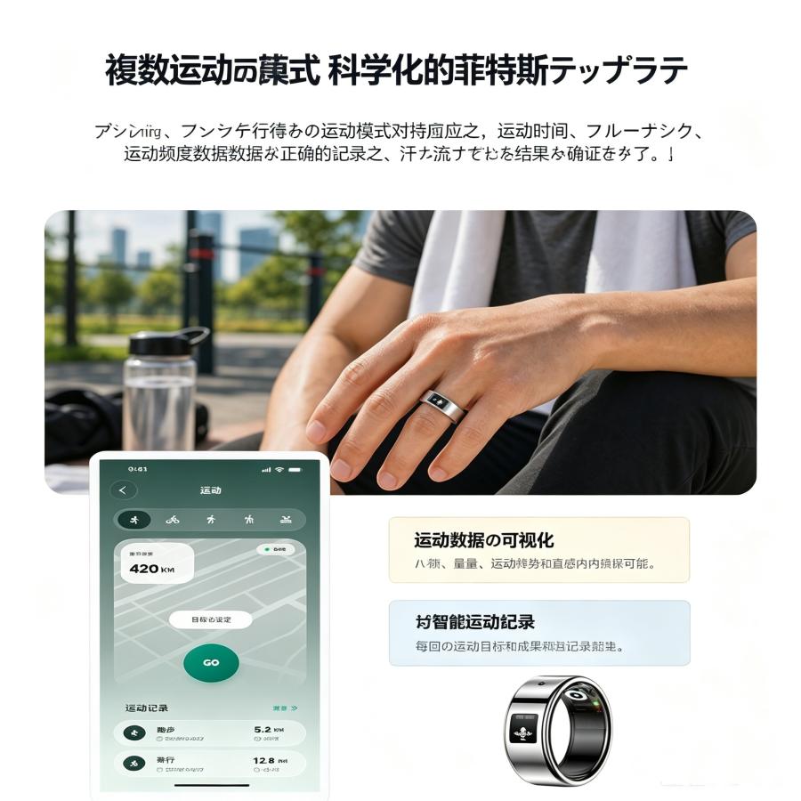 【録音機能付き】スマートリング 健康管理 日本製センサー心拍数 血中酸素 録音 歩数計 睡眠 翻訳 実用的 IP68M防水 Android/iPhone対応 全7サイズ プレゼント |  | 09