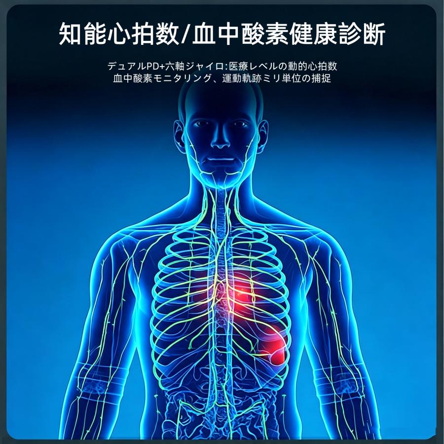 【血糖測定付き】スマートリング 健康管理 日本製センサー心拍数 血中酸素 血圧 体温 歩数計 睡眠 実用的 IP68M防水 Android/iPhone対応 全7サイズ プレゼント |  | 06