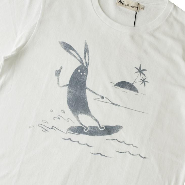 ATU FOR SLOWLIFE シャビー君 ウェイクボード Tシャツ 半袖 かわいい