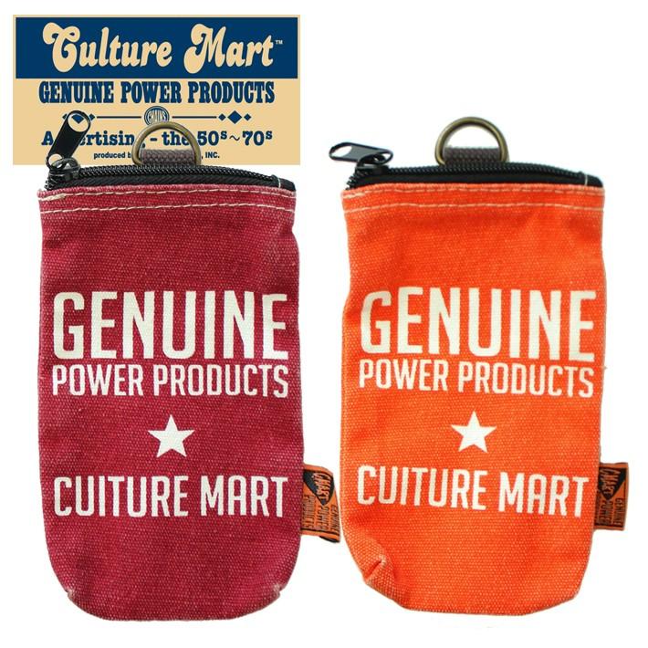 CULTURE MART カルチャーマート 小物入れ ポーチ スマホケース ロゴ