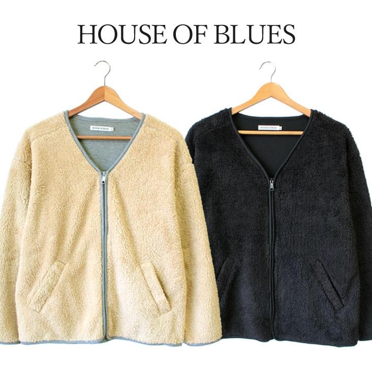 House of Blues（ハウスオブブルース） ボア カーディガン メンズ 男性 