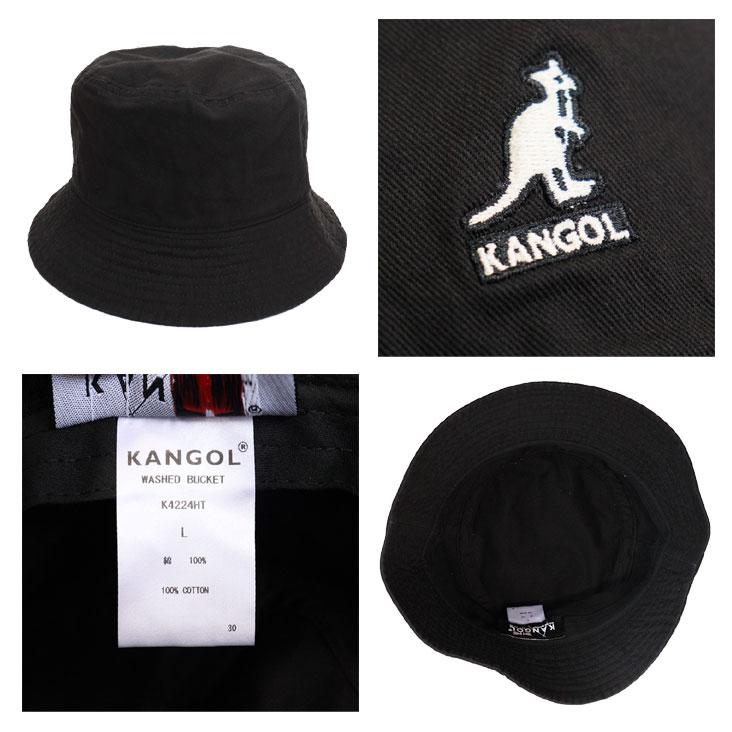 未使用 KANGOL×BlackEyePatch バケットハット Lサイズ KANGOL（カンゴール） バケットハット WASHED BUCKE ウォッシュ加工T