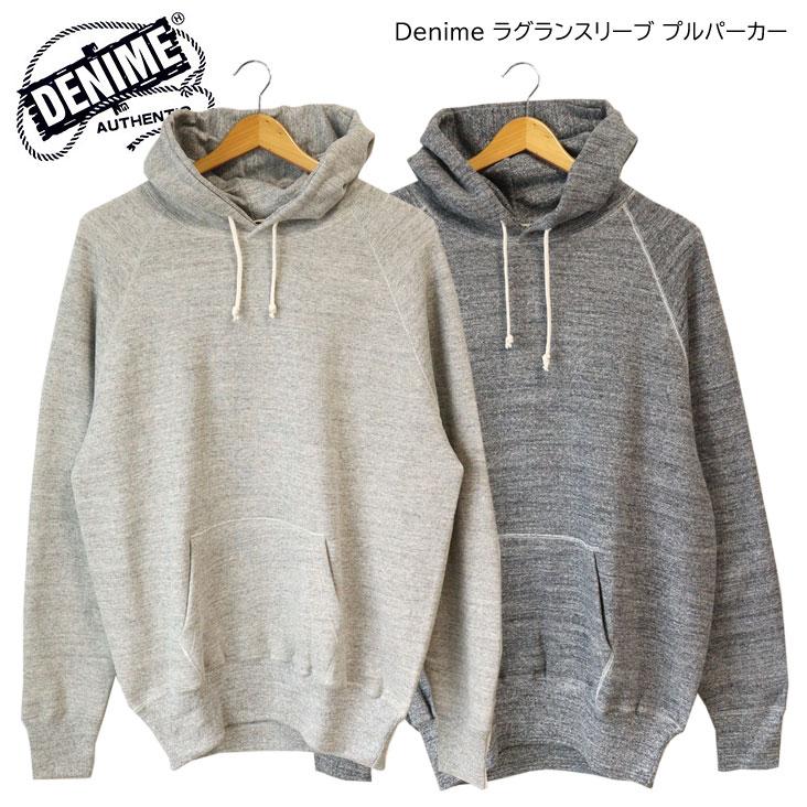 Denime（ドゥニーム） ラグランスリーブ プルパーカー パーカー 