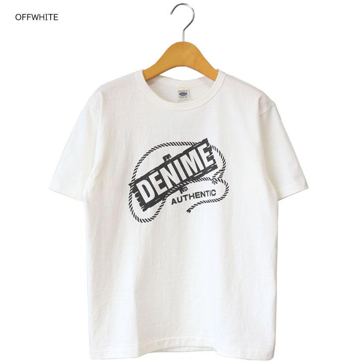 Denime（ドゥニーム） クルーネックT Authentic 半袖 丸胴 made in 