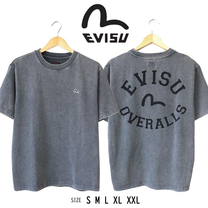 EVISU（エヴィス） リラックスフィット Tシャツ ロゴとカモメプリント