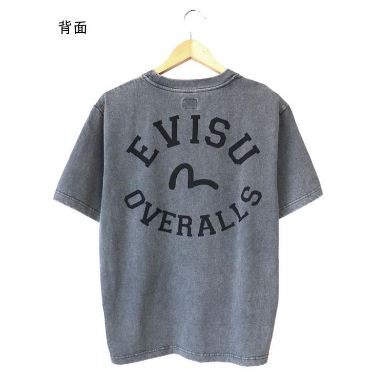 EVISU（エヴィス） リラックスフィット Tシャツ ロゴとカモメプリント