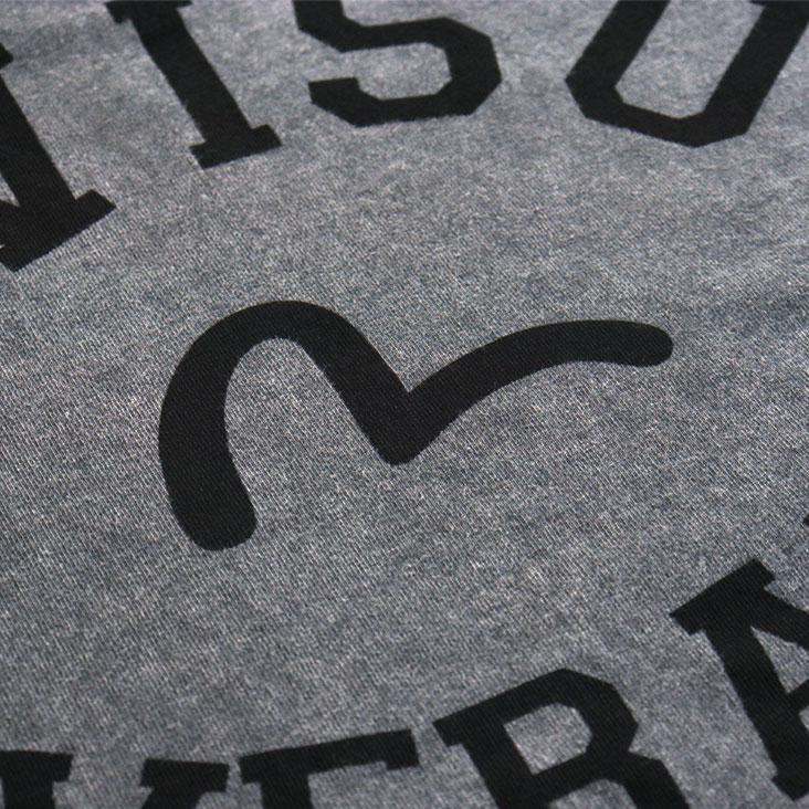 EVISU（エヴィス） リラックスフィット Tシャツ ロゴとカモメプリント