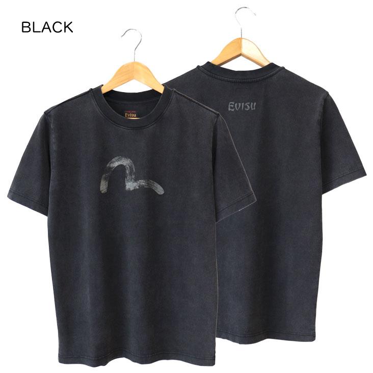 EVISU（エヴィス） リラックスフィット Tシャツ VINTAGE 手描きカモメ