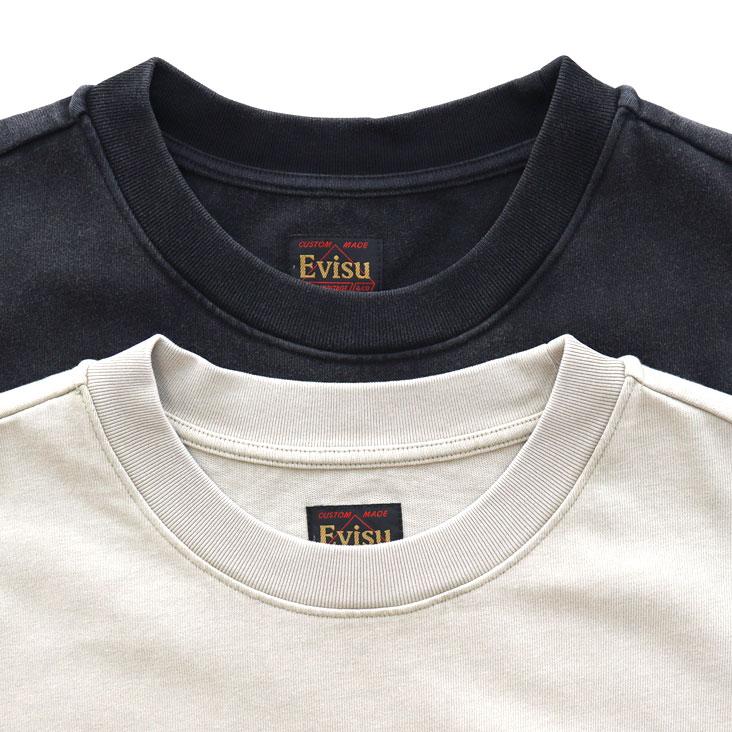 EVISU（エヴィス） リラックスフィット Tシャツ VINTAGE 手描きカモメ
