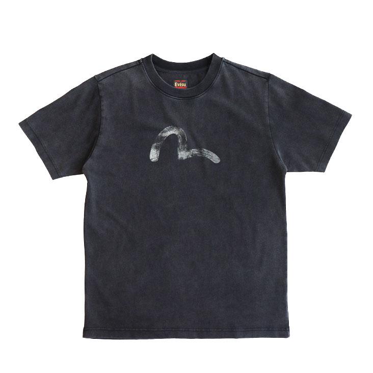 EVISU（エヴィス） リラックスフィット Tシャツ VINTAGE 手描きカモメ