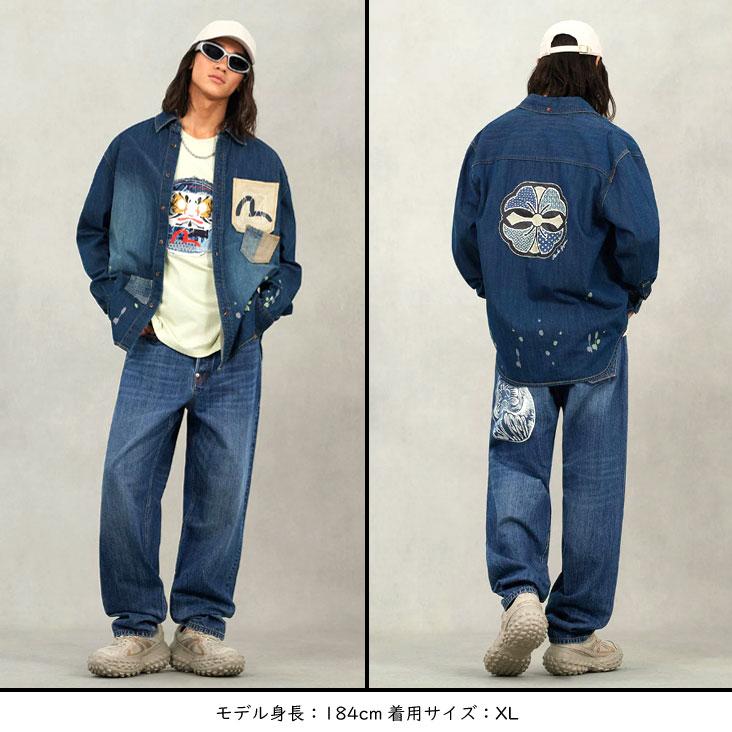 k*a様 エヴィス　 デニムシャツ 100%コットン メンズ - トップス - シャツ – EVISU