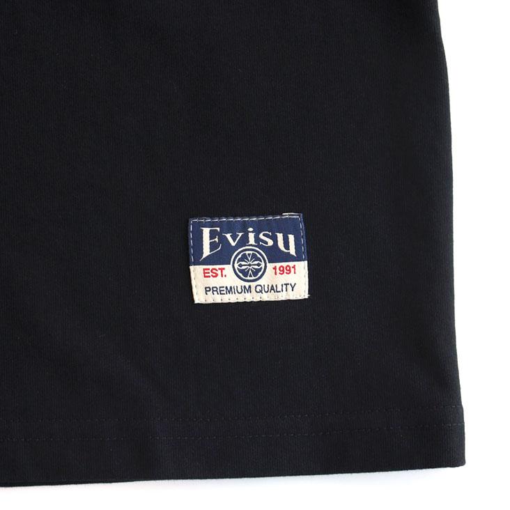 EVISU（エヴィス） リラックスフィット Tシャツ 刺し子だるまとカモメ