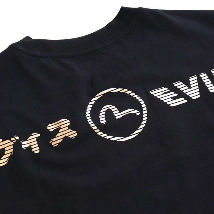 EVISU（エヴィス） リラックスフィット Tシャツ 獅子舞と山刺繍 仏頭