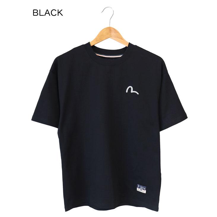 EVISU（エヴィス） リラックスフィット Tシャツ カモメ刺繍 半袖T