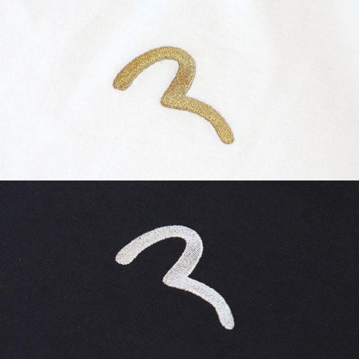 EVISU（エヴィス） リラックスフィット Tシャツ カモメ刺繍 半袖T