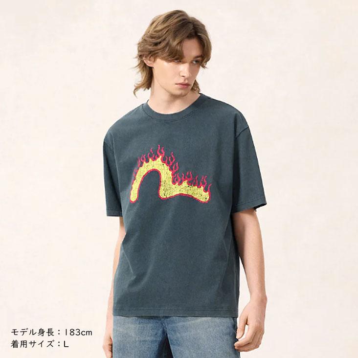 EVISU（エヴィス） リラックスフィット Tシャツ ボールドカモメ