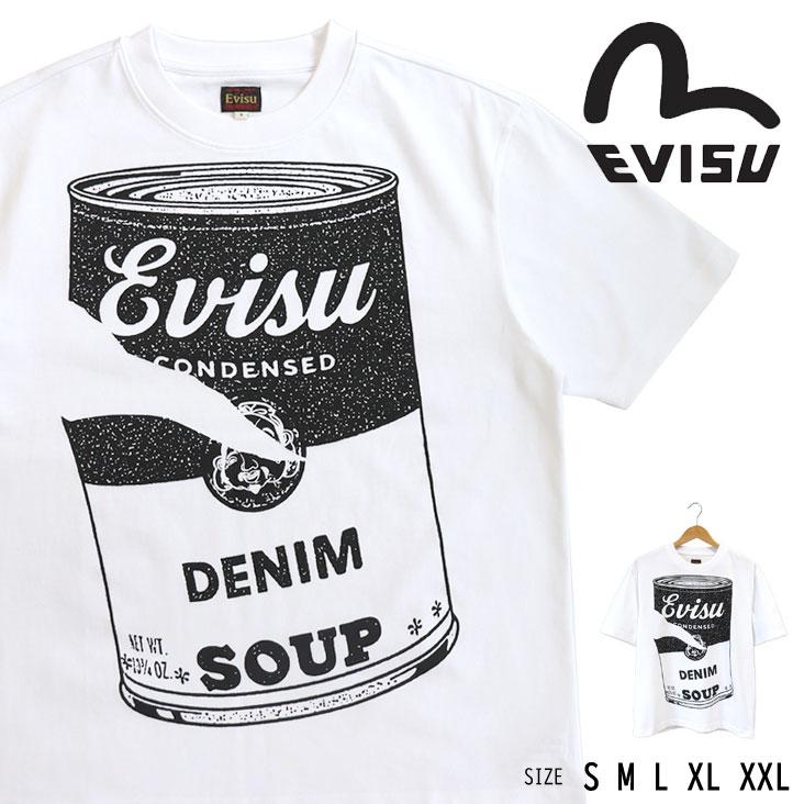 EVISU（エヴィス） リラックスフィット Tシャツ デニムスープ DENIM